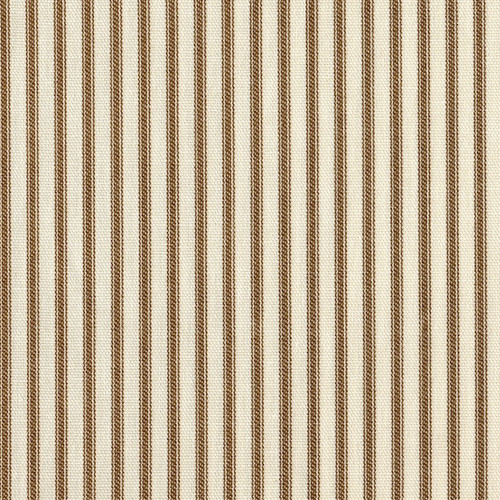 Shower Curtain in French Country Suede Brown Ticking 