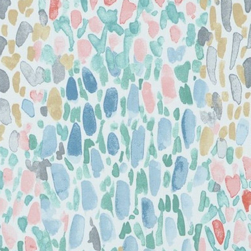 Tab Top Curtain Panels in Lido Cabana Playful Abstract Design of Colorful Watercolor Dots Tab Top Curtain Panels in Lido Cabana Playful Abstract Design of Colorful Watercolor Dots