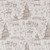 Pagodas Bisque Gray Oriental Toile Tailored Bedskirt