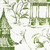 Pagodas Jade Green & Gray Oriental Toile Scallop Valance Pagodas Jade Green & Gray Oriental Toile Scallop Valance