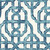 Imperial Seaside Blue Lattice Decorative Pillow Imperial Seaside Blue Lattice Decorative Pillow