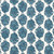 Zira Seaside Blue Medallion Rod Pocket Curtain Panels