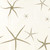 Crib Skirt in Sea Star Sand Nature Print Beige