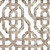Imperial Bisque Gray Lattice Round Tablecloth