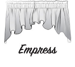 Emress Swag Valance Sketch