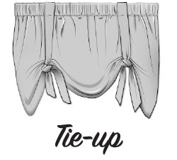 Tie-up Valance Sketch