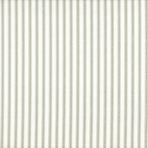 Duvet Cover In French Country Pebble Taupe Ticking Stripe Close