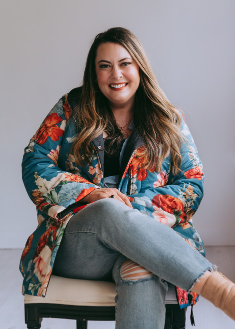 Reversible Puffer Coat - Southwestern Sunset