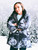 Reversible Puffer Coat - Midnight Garden