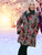 Reversible Puffer Coat - Savanna Rose