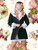 Coat de Fleur Chelsea Rose Puffer Jacket - Black reversible puffer photo