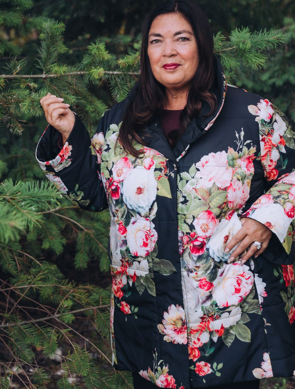 Reversible Puffer Coat - Garden Party - Coat de Fleur by Corks and