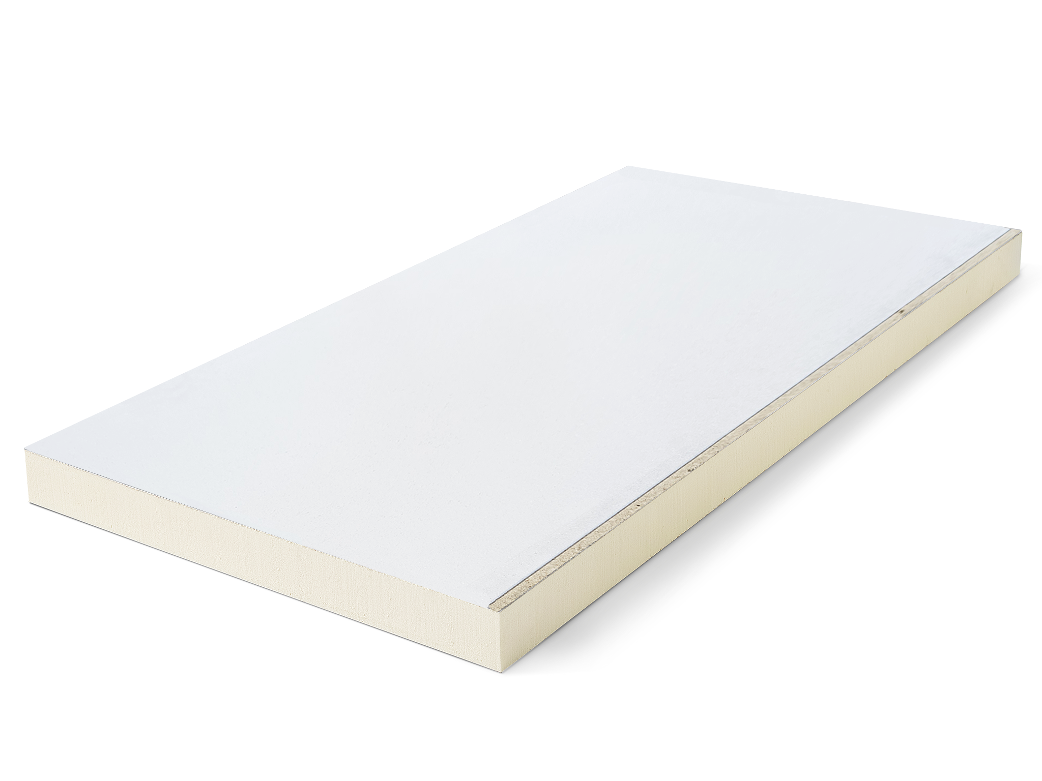 PIR + Agnes wandplaat wit stuc 2600x600x60+12mm T&G Rd:2,72 (=1,56 m²)