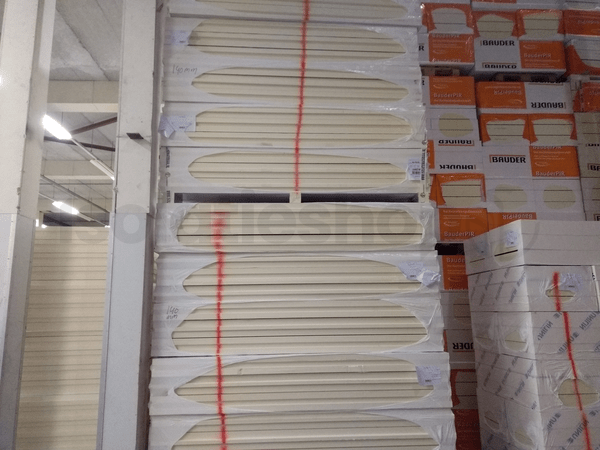 B-keus PIR 2-zijdig aluminium 2400x1200x140mm T&G Rd: 6,36 (2,88m²)