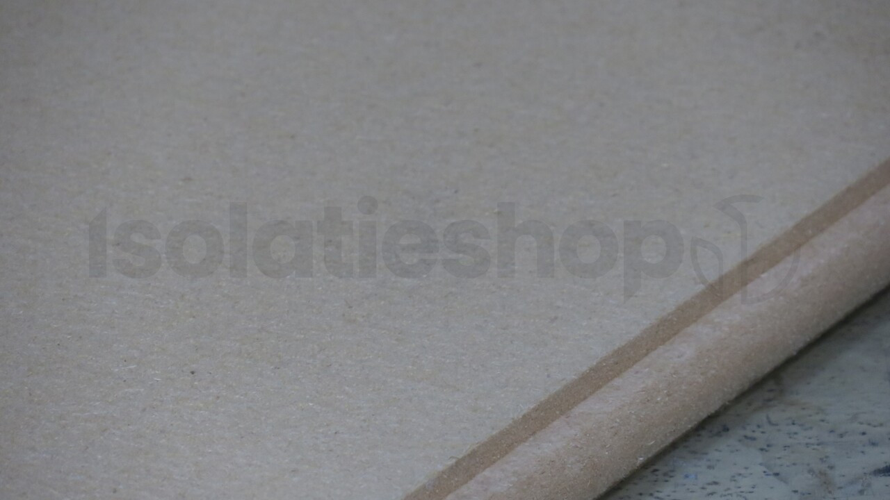 Isolair houtvezelplaat 2500x770x22mm Rd: 0,50(=1,93m2)