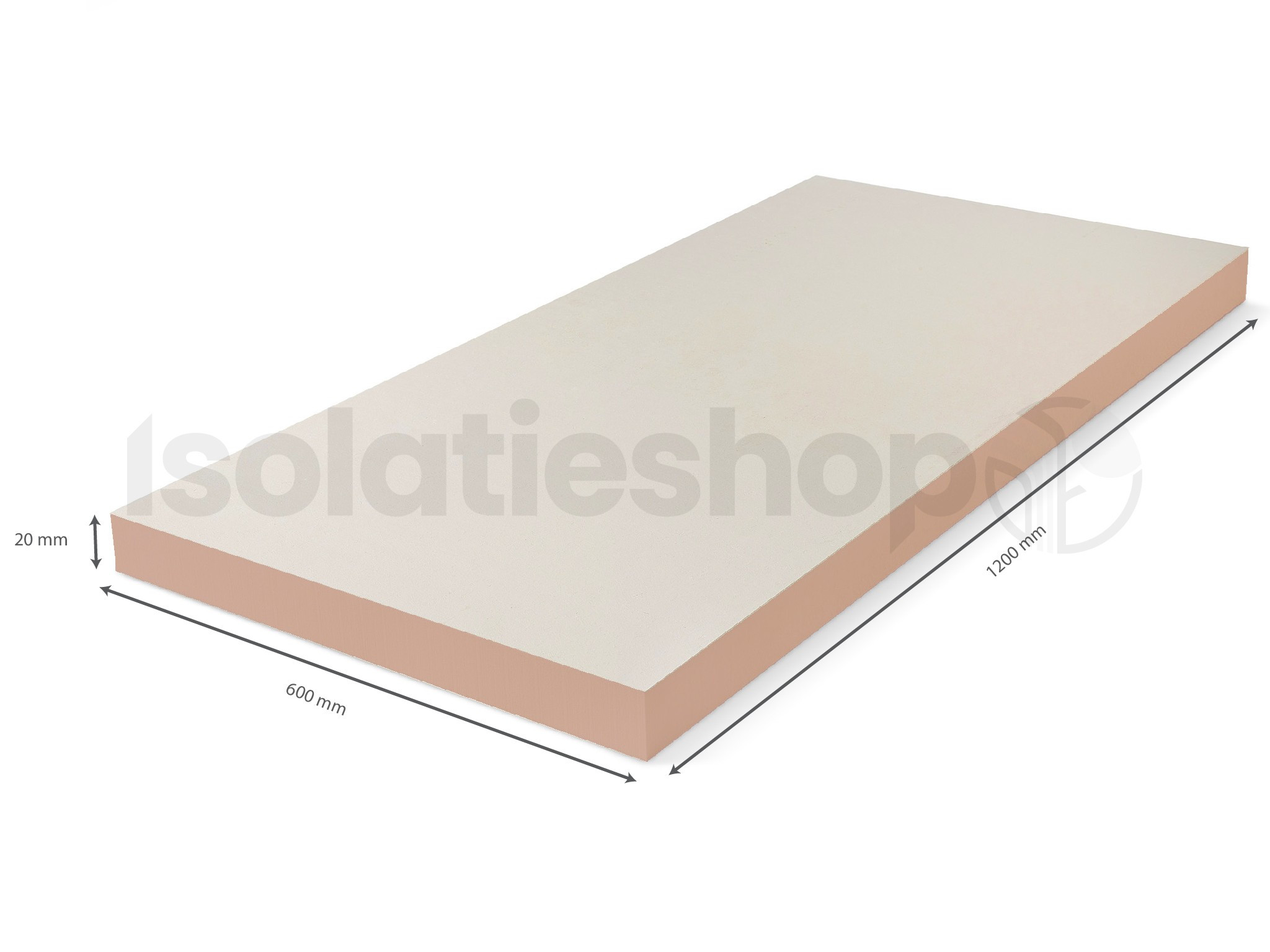 Kooltherm / Resol K3 vloerplaat 1200x600x20mm Rd:0.95 24pl/pak (=17,28 m²)
