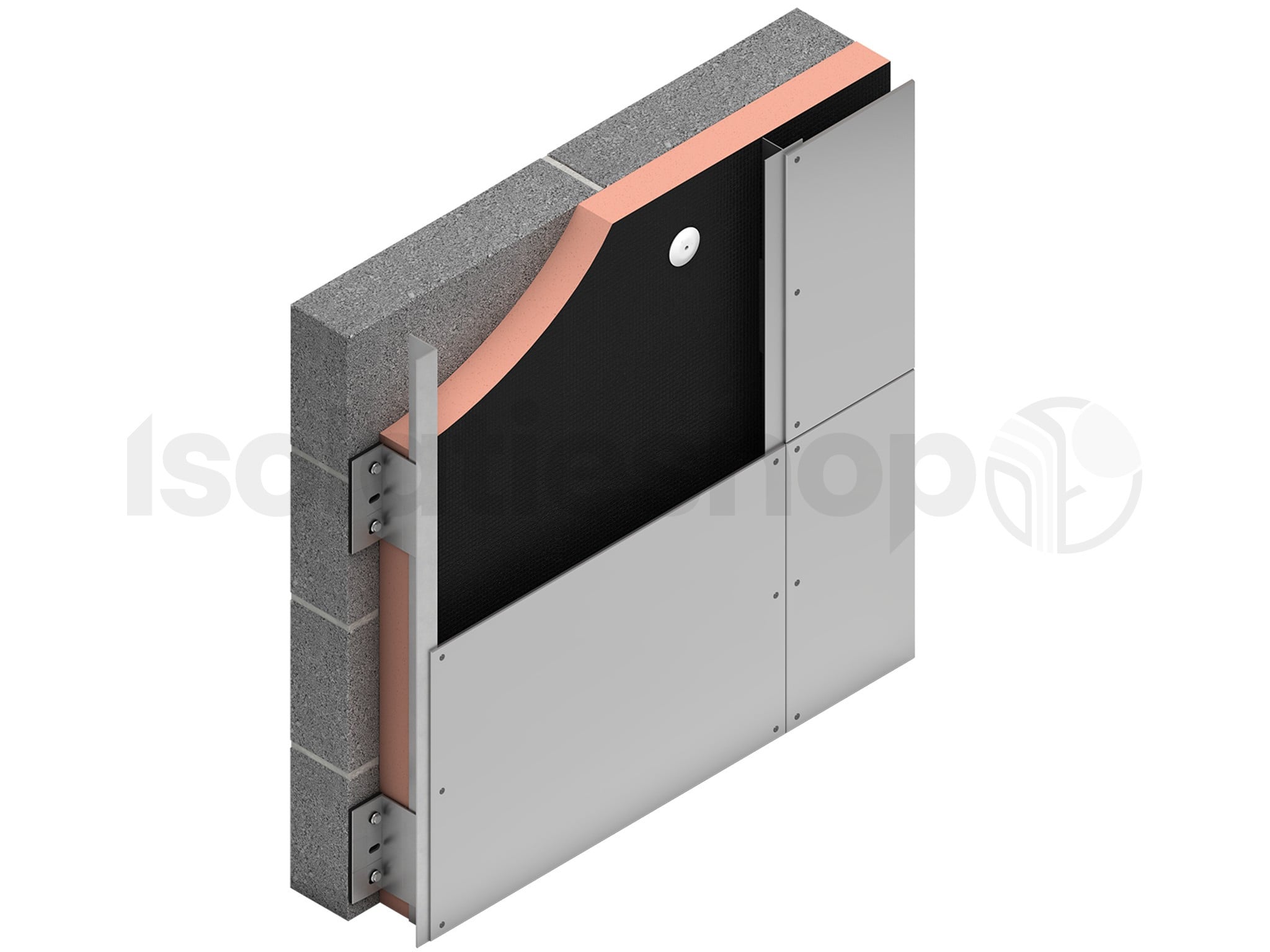 Kooltherm / Resol K15 Vliesgevelplaat 1200x600x60mm Rd:2.85 8pl/pak (=5,76 m2)