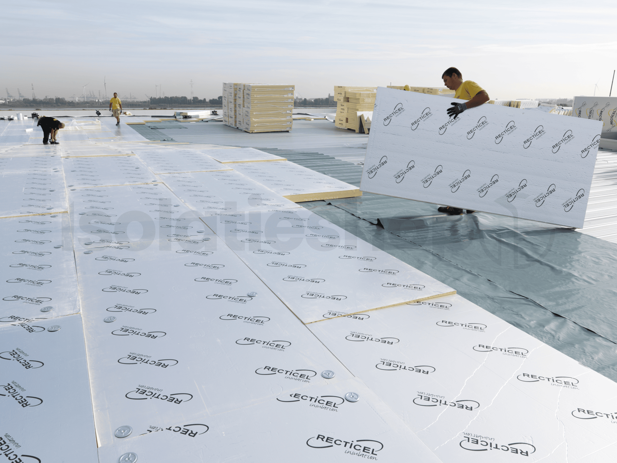 PIR 2-zijdig Aluminium 2400x1200x40mm Rd:1.81 (=2,88 m²)