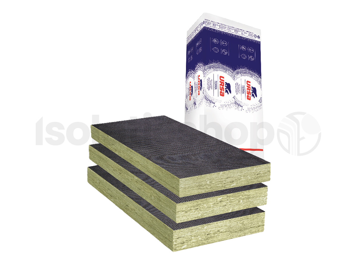 Glaswol spouwplaat Ursa Walltec 32 Black 1350x600x120mm Rd:3,75 5pl/pak (=4,05 m²)