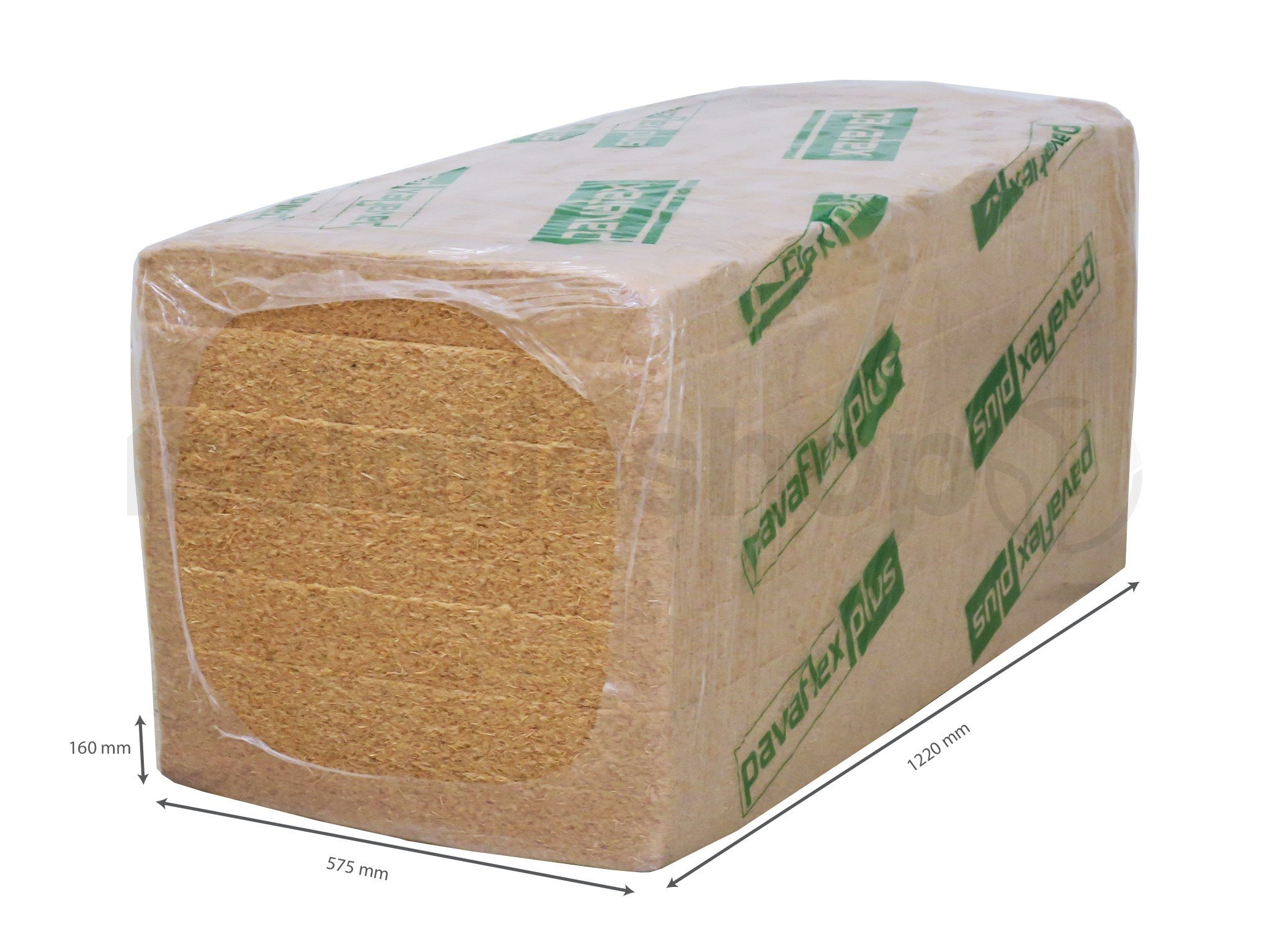 Pavaflex Confort 36 ​houtvezelplaat 1220x575x160mm Rd:4.40 3pl/pak (=2,10 m2)
