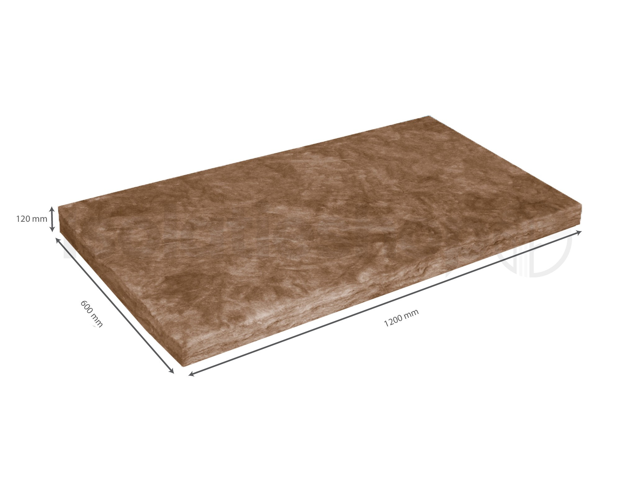 MW 35 Minerale Wol 1200x600x120mm 6pl./pak Rd:3.40 (=4.32 m²)