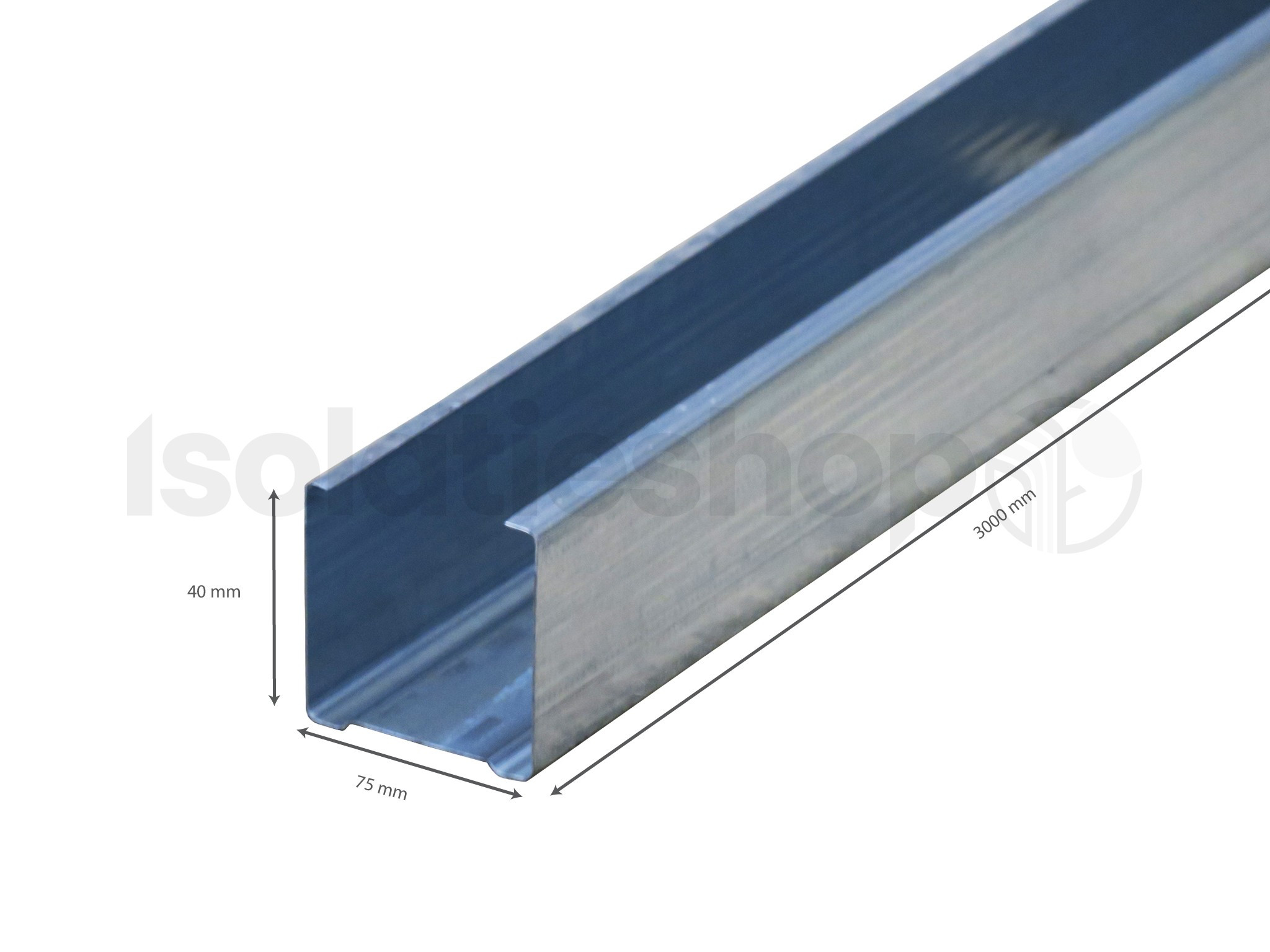 Metal Stud profiel C75 3000mm