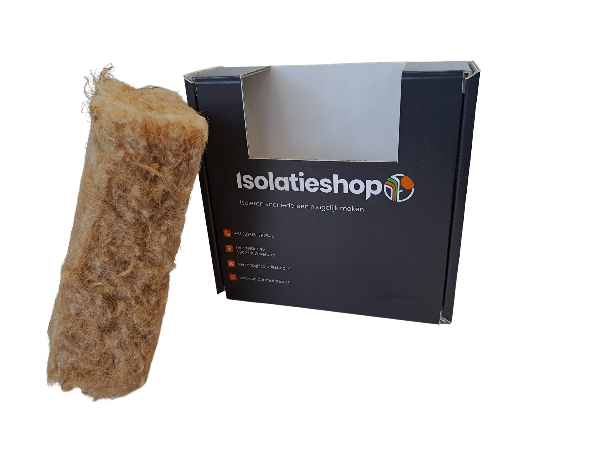 Isolatieshop sample Vlas isolatie