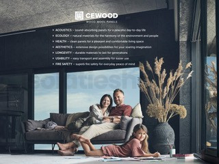Cewood houtwolcementplaat 1200x600x25mm naturel (=0,72 m²)
