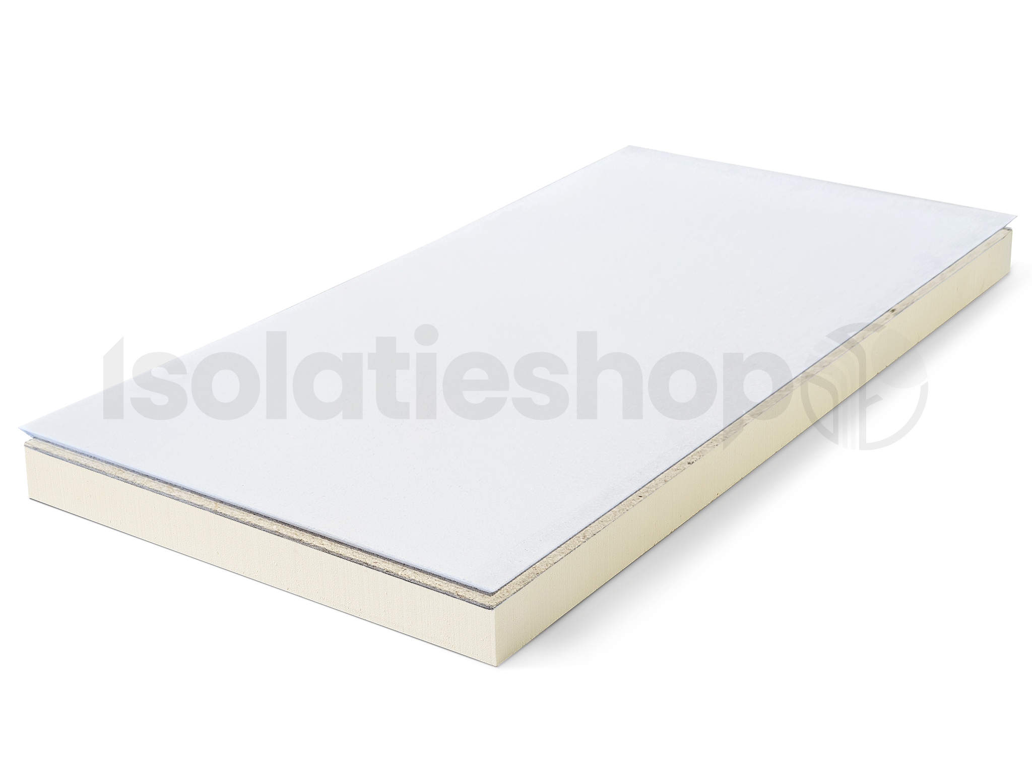 Isolatieshop sample PIR + Agnes Linnenwit
