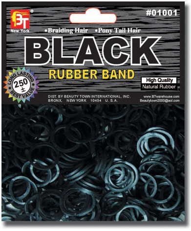 Black Rubber Bands 250pcs