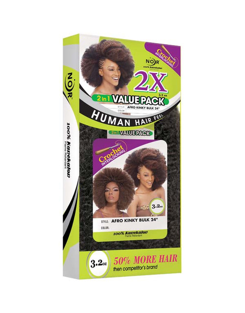 Janet Collection 2X Afro Kinky Bulk 24"