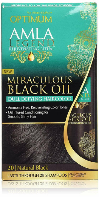 Optimum Amla Legend Miraculous Black Oil Dull Defying Haircolor