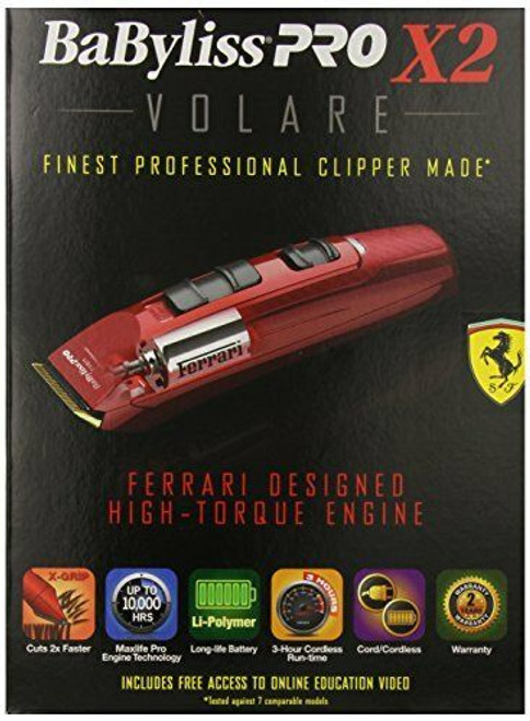 BaBylissPRO Barberology Volare X2 Cord/Cordless Clipper