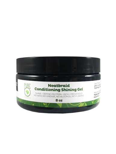 Pure O Natural Neat Braid Conditioning Shining Gel 16 oz - 12 Pack