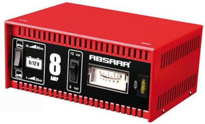 ABSAAR 8A BATTERY CHARGER FOR CARS AND MOTORCYCLES