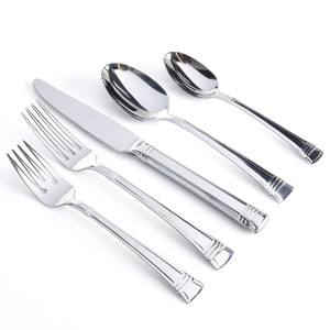 Gibson Cordell 20 Piece Flatware Set D970-70079.20 Gibson Cordell 20 Piece Flatware Set D970-70079.20