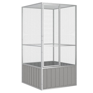  Bird Cage Gray 43.7"x42.1"x83.3" Galvanized Steel A949-171551