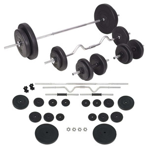  Barbell and Dumbbell Set 198.4 lb A949-91405