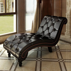  Armchair Brown Faux Leather, Wood Medium Ergonomic A949-241937