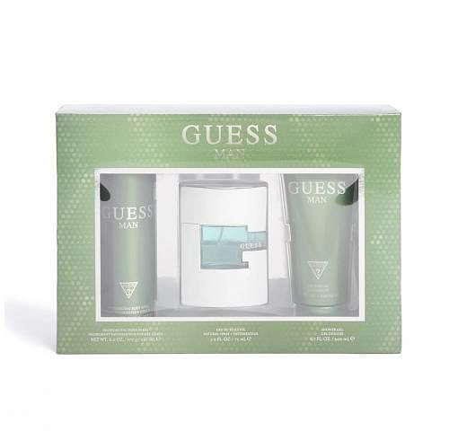 Guess Man 3 Piece Gift Set M433-MS-GUESSM-3PC Guess Man 3 Piece Gift Set M433-MS-GUESSM-3PC