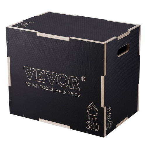 3 in 1 Plyometric Jump Box, 24/20/16 Inch Wooden Plyo Box, Platform & Jumping Agility Box, Anti-Sl E415-SHYTX242016YZO8I2V0  3 in 1 Plyometric Jump Box, 24/20/16 Inch Wooden Plyo Box, Platform & Jumping Agility Box, Anti-Sl E415-SHYTX242016YZO8I2V0