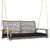 2-Person Patio Wicker Hanging Swing Chair-Black B593-HW69766