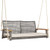 2-Person Patio Wicker Hanging Swing Chair-Black B593-HW69766