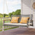 2-Person Patio Wicker Hanging Swing Chair-Black B593-HW69766