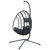  Hanging Egg Chair Anthracite Rattan Large Removable Covers A949-4007409