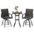 3 Pieces PE Wicker Patio Swivel Bar Set with Quick-Drying Foam-Black B593-NP12166+ 3 Pieces PE Wicker Patio Swivel Bar Set with Quick-Drying Foam-Black B593-NP12166+