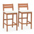 Set of 2 Outdoor Wood Barstools with Soft Seat Cushion-Off White - Color: Off White - Size: 24 inch D681-HW71567WH-2 Set of 2 Outdoor Wood Barstools with Soft Seat Cushion-Off White - Color: Off White - Size: 24 inch D681-HW71567WH-2