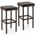 2 Pieces Patio Rattan Wicker Bar Stool Chairs-Brown - Color: Brown D681-NP10462CF-2 2 Pieces Patio Rattan Wicker Bar Stool Chairs-Brown - Color: Brown D681-NP10462CF-2