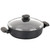 Korkmaz Ornella Non Stick 10 Inch 3.5 Liter Low Casserole with Lid in Black D970-A1344 Korkmaz Ornella Non Stick 10 Inch 3.5 Liter Low Casserole with Lid in Black D970-A1344