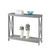 Grey Wood Console Sofa Table with Bottom Storage Shelf Q280-GCSTCHEY8518981
